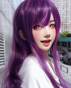 Makeup Purple, Anime Cosplay Ideas, Makeup Cosplay, Hands On Hips, Boyfriend Photos, Full Face Makeup, Cosplay Makeup, Beauty Life Hacks Videos, Cosplay Dress