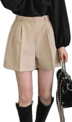 Khaki Shorts For Workwear In Spring, Trendy Beige Workwear Shorts, Trendy Beige Shorts For Workwear, Trendy Shorts For Workwear, Casual Travel Shorts For Spring, Versatile Beige Shorts, Spring Travel Bottoms, Short Length, Spring Travel Bottoms In Short Length, Beauty Shopping