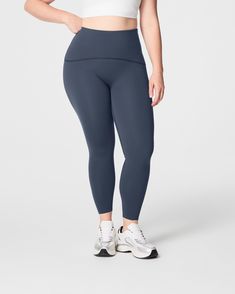 Get the best butt ever with our signature performance fabric with targeted shaping and a contoured waistband. This flattering design is engineered to give you the best rear view...even before squats. Perfect for spin class and boot camp, these leggings support you, while making you look amazing. Look great, it's no sweat™. | Spanx Women's SPANXshape Booty Boost Full Length Leggings Spin Class, Boot Camp, Active Leggings, Active Women, Performance Fabric, Rear View, Looks Great, Full Length, Leggings