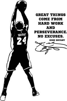 Kobe Bryant, NBA, Michael Jordan Inspirational basketball quote, decal, sticker, vinyl, wall, home, bathroom, school, office decor. Decal measures 49.5 tall x 33 wide, but if you need a different size, please message me for a bid. Will be sent in panels. Instructions will be messaged to you:) We also love special orders, if you have an image in mind or just want one of ours tweaked, let us know and we will do our best to accommodate you. Kobe Bryant Door Decoration, Quotes From Basketball Players, Giannis Antetokounmpo Quotes, Motivational Quotes For Basketball, Inspirational Quotes Basketball, Quotes For Back To School, Sports Quotes Motivational Inspirational, Quotes For Basketball, Love And Basketball Quotes