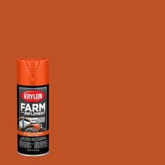 krylon farm implementr rust orange spray paint