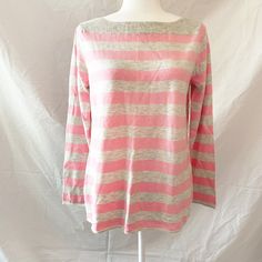 Nwt. Light Pink And Gray Striped Sweater. Lightweight. Gap Size Small. Measures 19 Inches From Armpit To Armpit And 24.5 Inches From Top Of Shoulder To Bottom Hem. Nylon/Wool/Acrylic Blend. No Holes Or Stains. Smoke Free Home. Check Out The Rest Of My Listings. Message Me If There’s More Than One Item You Like. I Love Offering A Bundle Deal So You Can Save! 8 Oz Gap Pink Tops For Spring, Pink Gap Tops For Spring, Gap Pink Tops For Fall, Pink Gap Tops For Fall, Fitted Pink Gap Tops, Gap Sweater, Pink And Gray, Striped Sweater, Grey Stripes