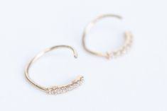 Tiny Gold Hoop Earrings, Earrings Cuff, Claw Earrings, Small Gold Hoop Earrings, Tiny Hoop Earrings, Simple Stud Earrings, Snake Jewelry