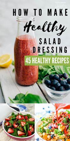 how to make healthy salad dressings for 45 healthy recipes - the ultimate guide on how to make healthy salad dressings