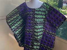 Stylish Handmade Ankara Peplum Blouses / Tops - Etsy Fitted Printed Purple Blouse, Fitted Purple Printed Blouse, Womens Blouses, Peplum Blouse, Ankara, Womens Clothing Tops, Favorite Outfit, Blouses For Women, Art Collection