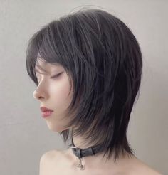 Short Wolfcut Hair, Short Japanese Haircut, Short Hair Japanese Style, Short Hair Inspo Layers, Safe Hairstyles, Hair Sculpture, Winter Hairstyles For Black Women, Long Cornrows