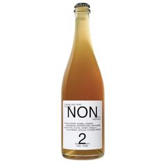 a bottle of wine with the word non on it