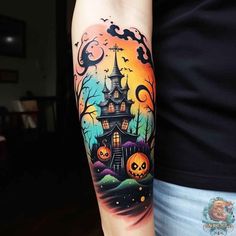 Stack Tattoo, Lantern Tattoos, Halloween Tattoo Designs, Tank Tattoo, Sarah Tattoo, Neat Tattoos