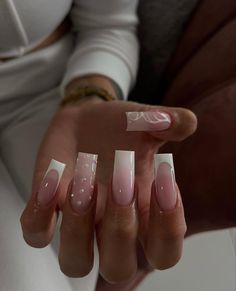 Ballet Nails, Get Nails, Pink Acrylic Nails, Square Acrylic Nails, Fire Nails, Dope Nails