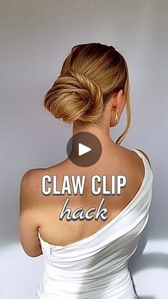 41K views · 21K reactions | You can create so much volume 💯👇🏼
… with a claw clip!

🤍 The size of the claw clip creates the size of the volume.

You can use any claw clip. 

👉🏼But the claw clips from @doouup are light as a feather. This claw clip holds your hair very well and therefore lasts all day.
.
.
.
#clawcliphairstyle #clawcliphack #updo #bunhairstyle #hairstylist | Claudia | Hairstyles | Matteo Curallo · Palazzo Medici Peinados Fáciles Para Cabello Corto, Light As A Feather, Effortless Hairstyles, The Claw