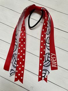 Sports bow made from grosgrain ribbon. Can be personalized. Team orders available. Volleyball Bows Ideas, Volleyball Hair Bows How To Make, Volleyball Ribbon Ideas, Volleyball Hair Accessories, Volleyball Hair Ribbons, Volleyball Ribbons, Volleyball Team Hair Bows, Volleyball Ribbon, Volleyball Hair Bows