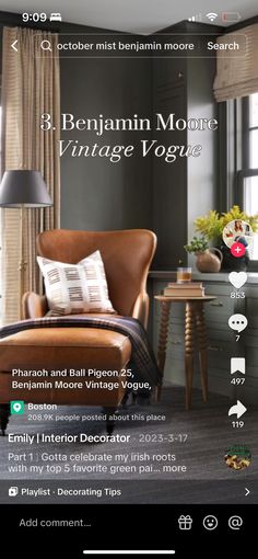 an image of a living room with furniture and decor on the app store's website