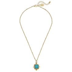 Bright French glass set in handcast gold on a dainty gold chain. 24k gold plated French glass Handmade in San Antonio, TX Dainty Gold Chain, French Glass, Bee Necklace, 24kt Gold, Lovely Necklace, Hand Cast, San Antonio Tx, Dainty Necklace, Classic Blue