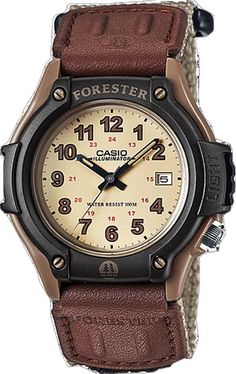 Brown Outdoor Watches, Durable Brown Watch Accessories For Outdoor, Brown Outdoor Watch With Round Dial, Brown Analog Watch Accessories For Outdoor, Brown Analog Outdoor Watch, Classic Brown Outdoor Watch, Casio Quartz, Quartz Watch, Free Size