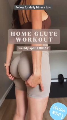 Home Glute Workout, Glute Workout, Leg And Glute Workout, Trening Fitness, Gym Workout For Beginners, Gym Workout Tips