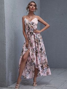 Pedara Floral Wrap Dress - La Bella Fashion Boutique Online Fashion Boutique online boutique Classy Wedding Guest Dresses, Midi Wedding Guest Dress, Wedding Guest Dresses Long, Curvy Wedding, Winter Wedding Guest Dress, Spring Wedding Guest Dress, Best Wedding Guest Dresses, Wedding Guest Style, Fall Wedding Guest Dress