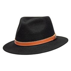 Saint Martin | Short Brimmed Wool Safari Hat | Hats Unlimited Safari Hats, Brown Leather Hat, Martin Short