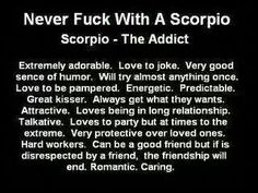 an ad for the movie never f k with a scorpioo - the addict