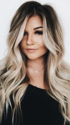 Like what you see? Follow me for more: @uhairofficial Blonde Balayage With Dark Blonde Roots, Baylage Blonde Dark Roots, Blonde Color Trends 2023, Bayalage Brunette Blonde Dark Roots, Blonde Hair Color Cool Tone, Balayage Hair Blonde Side Part, Shag Haircut With Balayage, Brown Roots Blonde Hair Balayage Ombre, Heavy Root Blonde