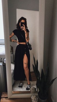 Summer Goth, Mode Boho, Neue Outfits, Mode Inspo, Komplette Outfits