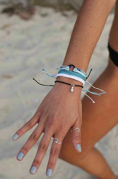 Ocean Inspired Jewelry, Sea Jewelry, Pura Vida Bracelets, Coin Pendant Necklace, Wave Ring, Summer Bracelets, Cute Bracelets, Diy Schmuck, Jewelry Inspo