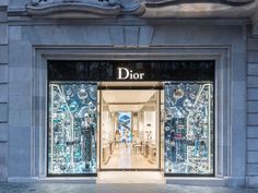 dior peter inaugura tiendas fachadas gracia paseo fachada seleccionar