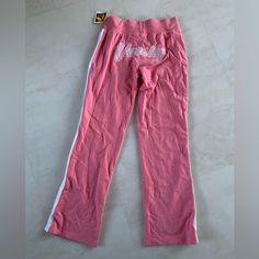 Varsity - Pink With White Pinstripe Sweatpants Size L - Nwt New With Tags! Coquette Sweatpants, Sorority Sweatpants, Virtual Closet, Clothes Ideas, Senior Year, Dream Wardrobe, Things To Buy, Shopping Cart, Pink White