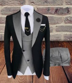 Hello this is our new shop be it female or male silver jewelery https://www.etsy.com/in-en/shop/afgaanjewellers?ref=seller-platform-mcnav  Please ChakeoutItem details Handmade Men Suits Designer Luxury Formal Fashion 3 Piece Wedding Party Wear Groom Suit Listing Include (Coat + Vest + Pant) Fabric:- Imported, Premium Color:- Grey Black  Dry Clean Only The suit is for wedding, Party, Proms, and Etc Express Shipping to world-wide but Remote Area May Take Longer Little color variation may possible Best Wedding Suits For Men, 3 Piece Suit Men, Designer Tuxedo, Best Wedding Suits, Grey Suit Men, Wedding Party Wear, Formal Fashion, Designer Suits For Men