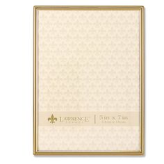 a white and gold frame with the word lavenge on it