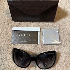 Gucci Sunglasses Gg3576/S Wh6vk Black Butterfly Women's Frames 59[]18 120 Mm New. Brand New With Case. 100% Authentic Guaranteed. Please Message With Any Questions, Thanks. Designer Cat Eye Sunglasses For Formal Occasions, Gucci Designer Cat Eye Sunglasses With Gradient Lenses, Designer Polarized Cat Eye Sunglasses, Designer Cat Eye Sunglasses With Polarized Lenses, Gucci Designer Cat Eye Sunglasses With Uv Protection, Designer Gucci Cat Eye Sunglasses With Uv Protection, Gucci Elegant Cat Eye Sunglasses With Gradient Lenses, Designer Cat Eye Sunglasses With Gradient Lenses, Designer Cat Eye Sunglasses With Uv Protection For Formal