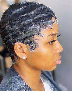 Sassy Hairstyles, Hot Hairstyles, Shaved Hairstyles, Black Women Short Hairstyles, Short Hair Designs