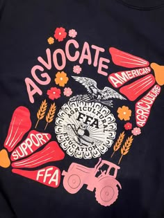 These run true to size, if you are between sizes, size up. Screenprinted on a navy Gildan crewneck. Ffa Christmas Tree, Ffa Teacher Gifts, Livestock Show Outfits Sheep, Avid Shirts Design, Country Cute Outfits, Ffa Shirts Designs, Agriculture Tshirts, Livestock Show Outfits, 4h Shirts