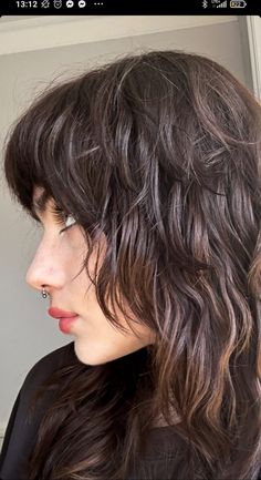 Shag Cut, 70s Hair, Gothic Hairstyles, Haircut Inspiration, Haircut And Color, Medium Hair Cuts, Diy Hair, Piercing Tattoo, Haircut Ideas