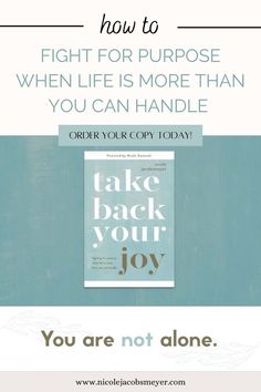 We are not defined by the trials we face, and you are not alone in your suffering, doubts, and questions. I’ve been there. Take Back Your Joy invites you to see your life through a fresh lens as you glimpse the big picture of God’s work. Because I honestly believe that sometimes one of the greatest gifts is to have more than we can handle—so we can find a deeper joy in Christ who can handle it all. Picture Of God, Serve Others, Stay Grounded, Serving Others, God Pictures