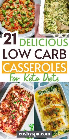 21 delicious low carb casseroles for keto diets that are easy to make