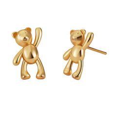 PRICES MAY VARY. Material: The cute bear stud earring is made of brass, lightweight, durable, and not easy to be broken or deformed. It is the best choice for your ears Size: Brass bear stud earring is about 0.31 inch(8mm) wide, 0.55 inch(14mm) long, needle thickness is 0.03 inch(0.8mm),No ear plugs. Design: This cute and elegant stud earring is designed in the shape of a bear, with a simple and unique style, bringing a stylish touch to your outfit Occasion: This stylish bear earring is suitable Female Armor, Bear Earrings, Female Knight, Womens Earrings Studs, Stud Jewelry, Studs Earrings, Cubic Zirconia Earrings, Zirconia Earrings, Cute Bear