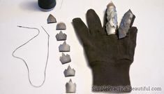 Gauntlet Designs, Gauntlet Pattern, Ring Wraith, How To Make Foam, Foam Costume