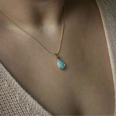 - Handmade Necklace - Mini Amazonite Pendant - Pendant Size: 10x14mm - Gold Plated Snake Chain - Chain Length: 18” - Chain Thickness: 1.2mm - Easy-To-Use Lobster Clasp - Two Sided Charm - Brand New, Never Worn Multiple Available Ps - Offers Are Always Welcome! Blue Pendant Charm Necklace For Everyday, Blue Pendant Charm Necklaces For Everyday, Everyday Blue Pendant Charm Necklaces, Blue Teardrop Pendant Jewelry With Adjustable Chain, Blue Teardrop Pendant Necklace For Jewelry Making, Blue Gemstone Teardrop Pendant Necklace, Blue Teardrop Pendant Minimalist Jewelry, Everyday Blue Clavicle Chain Necklace, Blue Minimalist Teardrop Pendant Jewelry