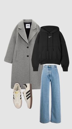 Peacoat Outfit, Ootd Zara, Outing Outfit, Mommy Outfits, Stylish Winter Outfits, Simple Outfit, Classy Work Outfits, Modern Outfits