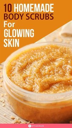 Bath And Body Recipes Diy, Diy Clean Body Scrub, Diy Body Scrub With Body Wash, How To Make Body Scrub For Glowing Skin, Diy Skin Brightener Scrub, Homemade Scrubs Recipes, Diy Face And Body Scrub Exfoliating, Diy Skin And Body Care, Homemade Body Scrubs Recipes