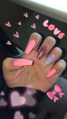 Birthday Nails, Dream Nails, Pretty Acrylic Nails, Nail Polishes, Best Acrylic Nails