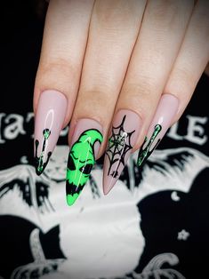 The Oogie Boogie Man the Nightmare Before Christmas - Etsy Boogie Nails, Oogie Boogie Nails, Simple Stiletto Nails, Purple Stiletto Nails, Halloween Nail Colors, Nightmare Before Christmas Nails, Horror Nails, Halloween Nails Diy, Holloween Nails