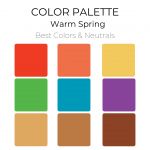 color palette warm spring best colors and neutrals