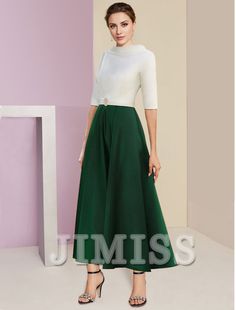 A-Line Mother of the Bride Dress Wedding Guest Elegant Vintage Jewelry – JiMiss Dresses