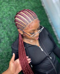 Natte Coller, Queens Hairstyles, Protective Braids, Dread Locks, New Year Hairstyle, Cute Box Braids