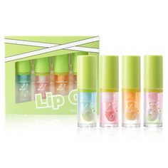 MOISTURIZING LIP OIL SET OF 4 PIECES, LARGE BRUSH HEAD MOISTURIZING LIP GLOSS SHINY AND TRANSPARENT MIRROR MOISTURIZING CANTALOUPE LIP OIL 4.8ML*4 Contain Moisturizing Lip Oil Set*1 (4 pieces). Net content 4.8ML*4. Features This volumizing lip oil has a refreshing texture that provides long-lasting hydration. While moisturizing your lips, keep them shiny, while still leaving them feeling soft. Easy to apply, the large brush head is designed to evenly coat lip for a glossy finish. Available in fo Upper Lips, Very Dry Lips, Chapstick Lip Balm, Different Makeup Looks, Lip Balm Set, Gloss Labial, Moisturizing Lipstick, Cream Lipstick, Perfect Lips