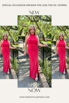 I found a fab site that curates designer dresses for special occasions for less. If you need a wedding guest dress, or MOB dress, take a look at all of the options for you! The site understands that women 50+ are not looking for a prom dress. You'll find a promo code when you visit my post too. #weddingguestdress #50+fashion #MotheroftheBride #affiliatepartner #midlifefashion #curatedbrands Special Ocassion Dresses, Midlife Fashion, Mob Dress, Dresses For Special Occasions, A Prom Dress, 50 And Fabulous, Mob Dresses, 50 Style, Special Occasion Dress