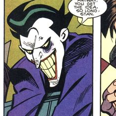 a comic strip with an image of the joker