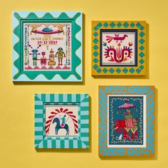 More details about this kit below. Anthropologie Picture Frames, Diy Frame Makeover, Hand Painted Frames Diy, Painted Frames Ideas, Things To Frame, Hand Painted Picture Frames, The Jabberwocky, Painted Photo Frames, Painted Frames