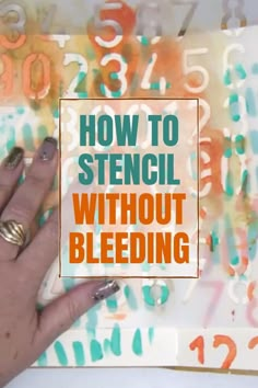 10 tips for stencils every crafter should know. Find out how to paint with stencils to get best results every time. Check it out! How To Paint With Stencils, How To Make A Stencil Diy, Painting With Stencils On Canvas, How To Stencil, Make Stencils Diy, Diy Stencils For Painting, Collage Hacks, Painting With Stencils